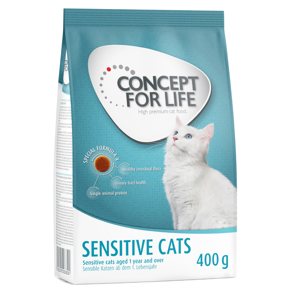 Concept for Life 400g Sensitive Cats  Kattenvoer