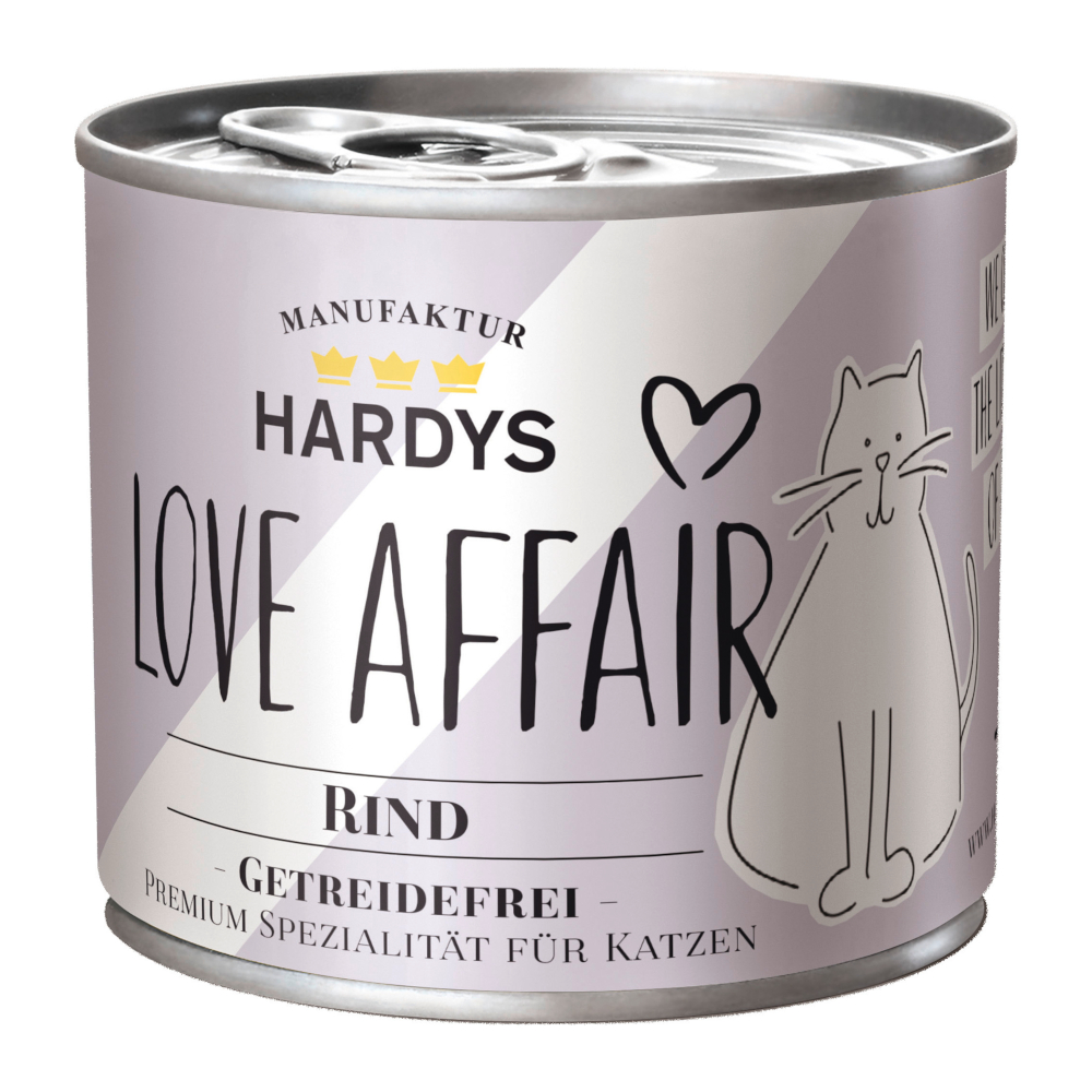 Hardys LOVE AFFAIR 6x200g Rund  natvoer voor katten