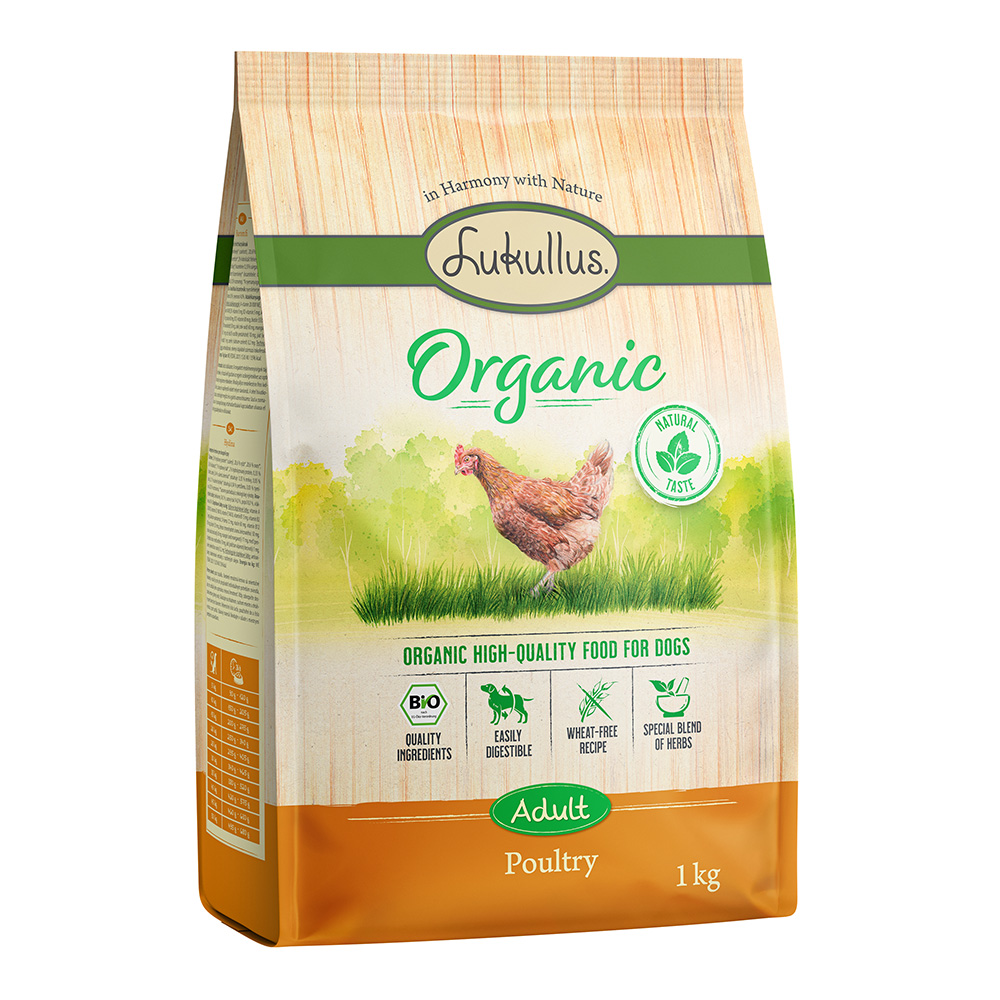 Lukullus Organic adult gevogelte - 1 kg
