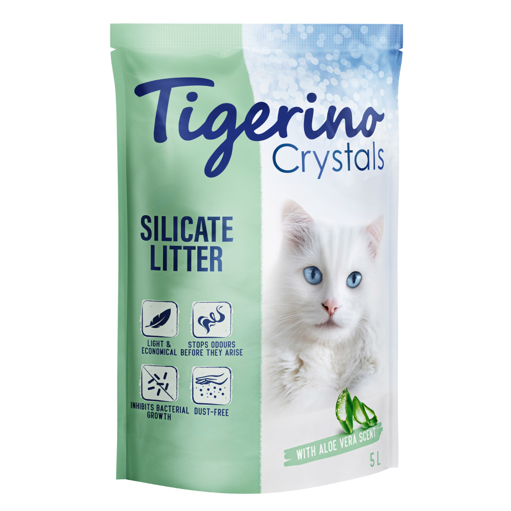 Tigerino Crystals kattenbakvulling - Aloëverageur