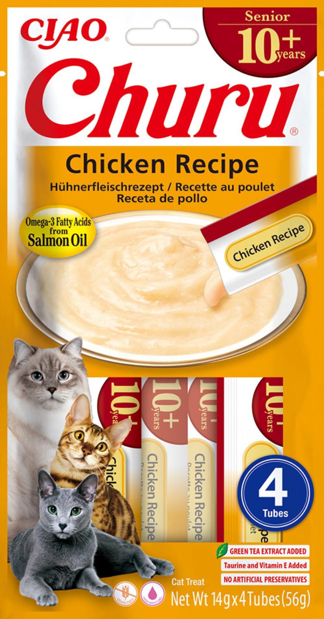 Inaba Churu kat Senior 10+ Puree Kip