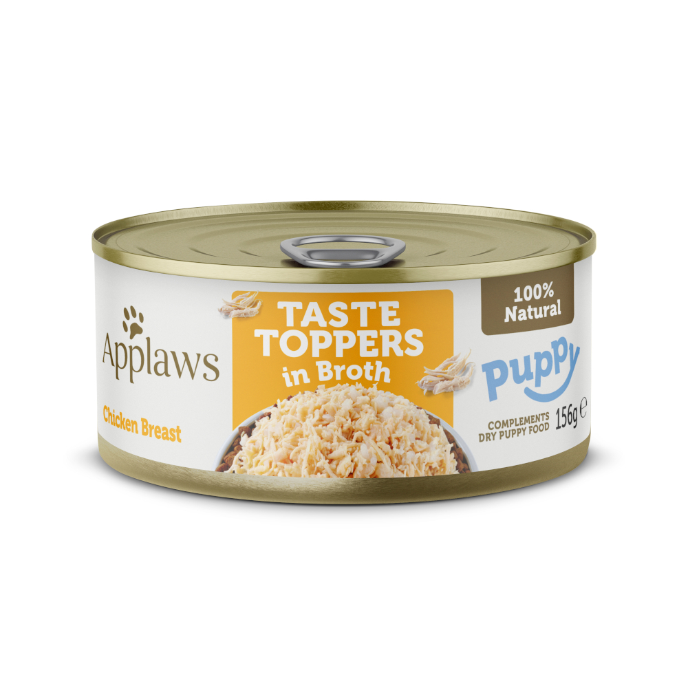 Applaws 6x156g  Puppy Taste Toppers Naturel kipfilet nat hondenvoer