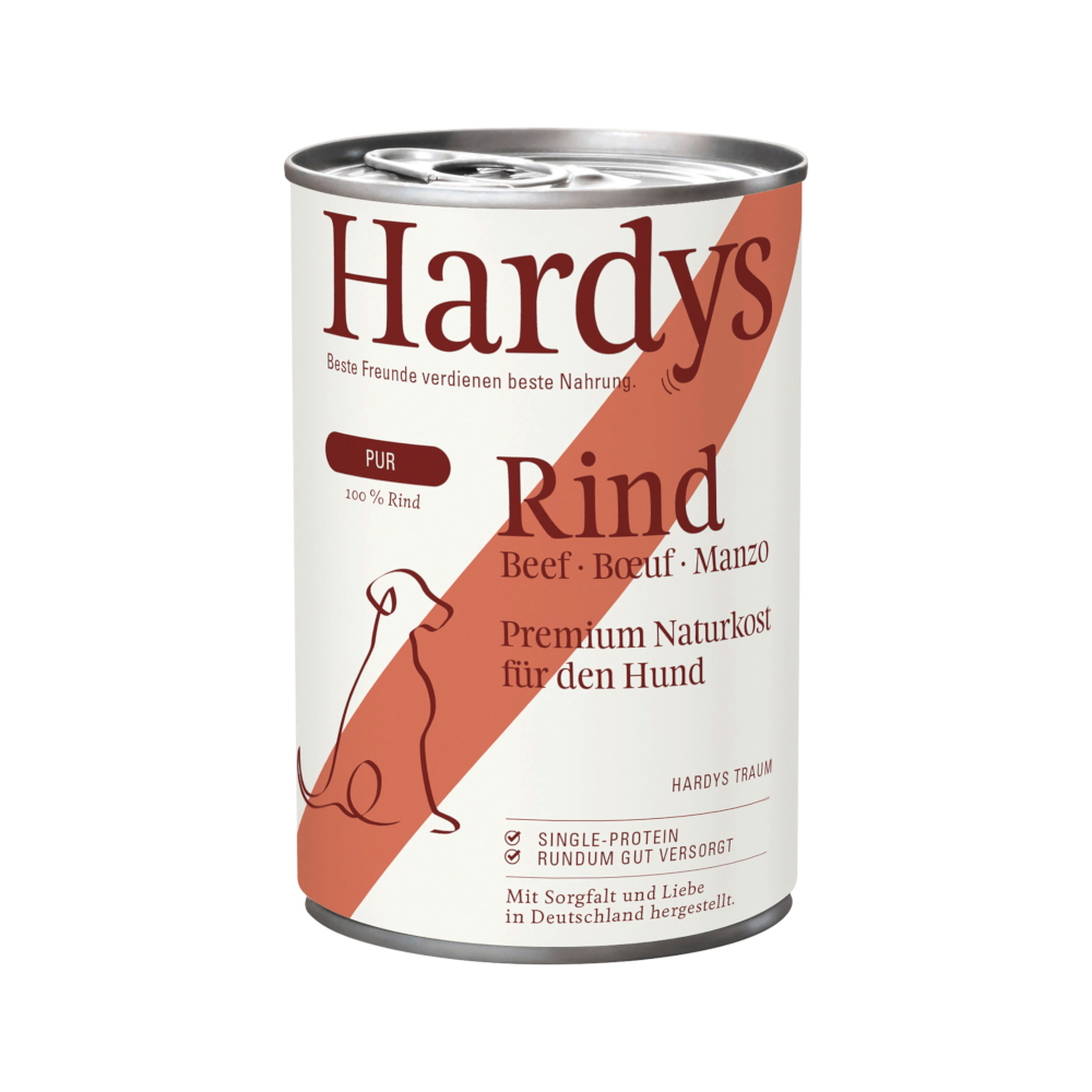 Hardys Voordeelverpakking: 24x 400g  Pure Beef natvoer voor honden