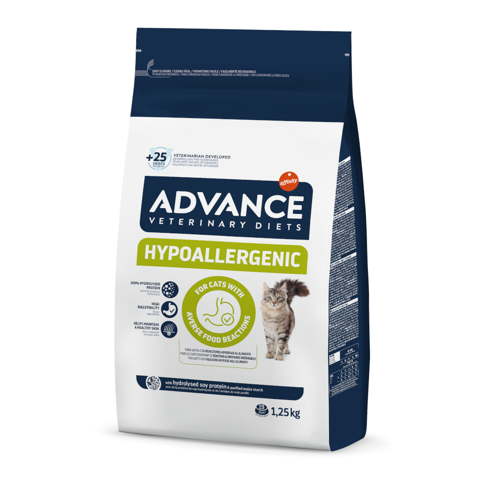 Affinity Advance Veterinary Diets Advance Veterinary Diets Hypoallergenic Feline - 1,25 kg