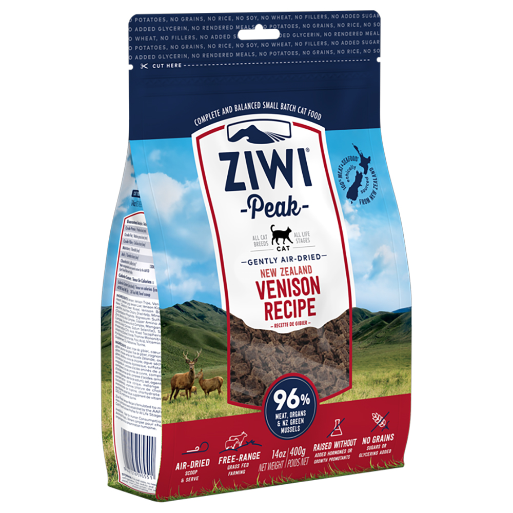 Ziwipeak 400g Hert Ziwi Peak Air Dried Kattenvoer droog
