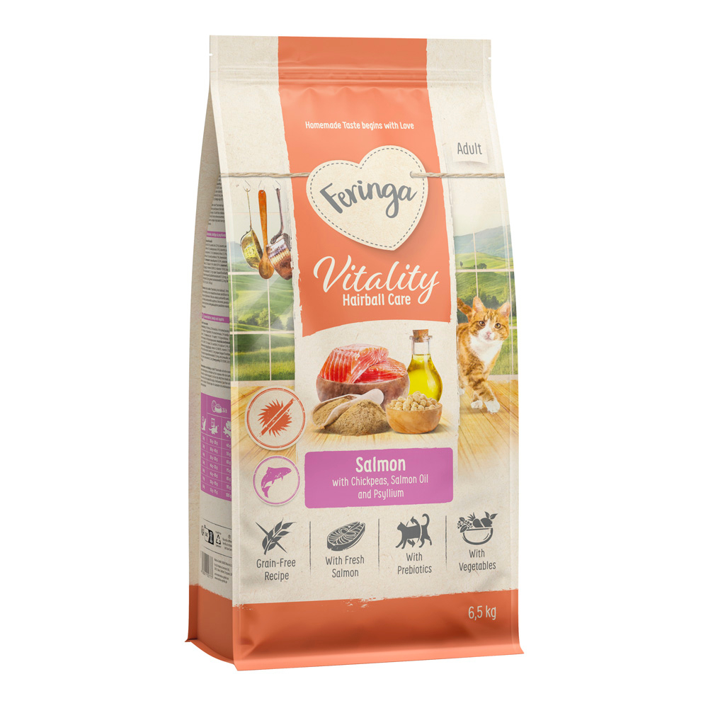 Feringa 6,5kg Adult Classic  Hairball Care - Zalm  Kattenvoer