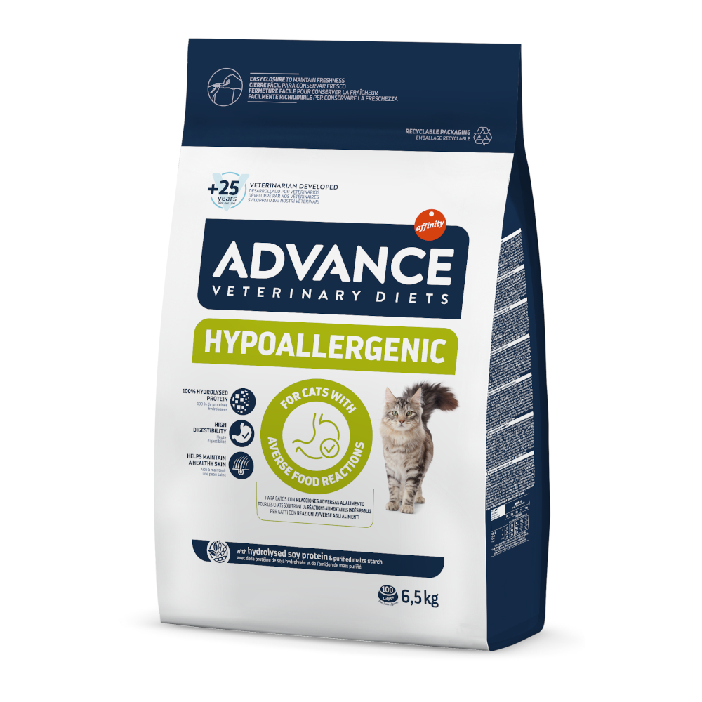 Affinity Advance Veterinary Diets Advance Veterinary Diets Hypoallergenic Feline - 6,5 kg