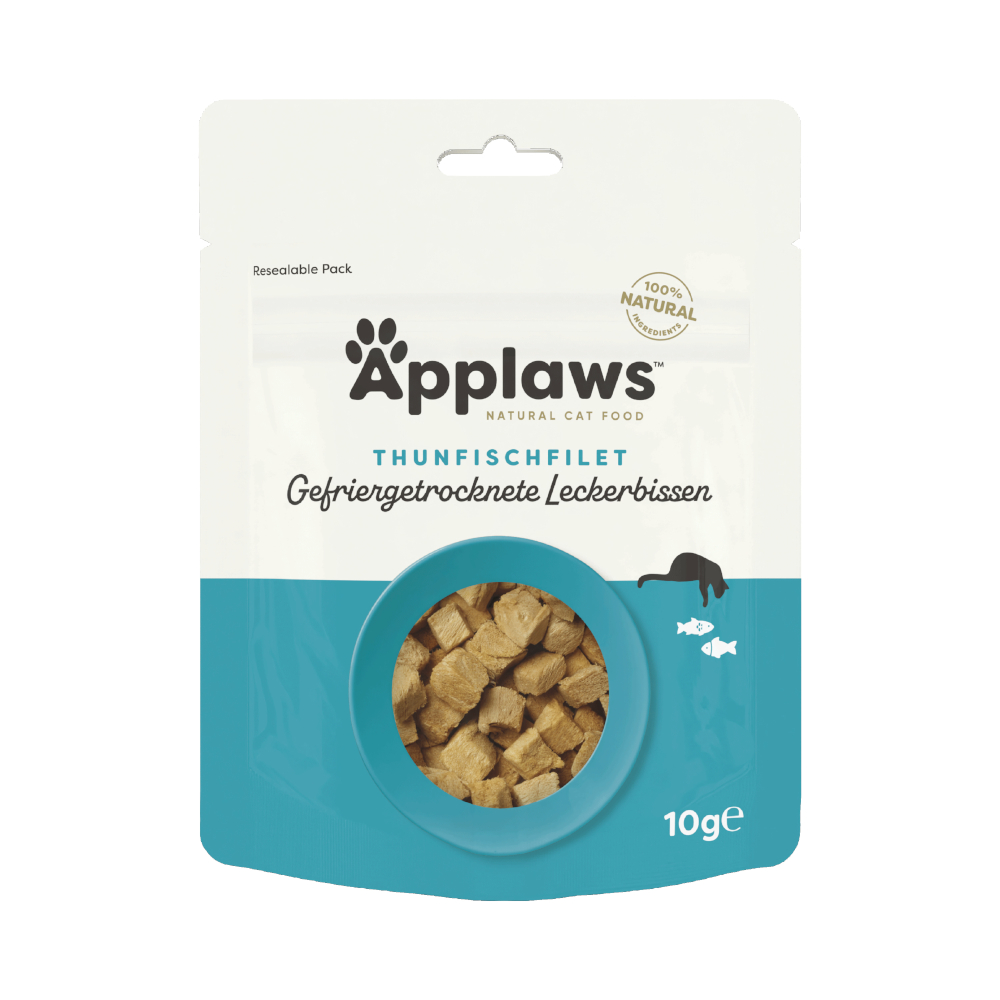 Applaws 10g  Cat Natural gevriesdroogde traktaties met tonijnfilet kattensnacks
