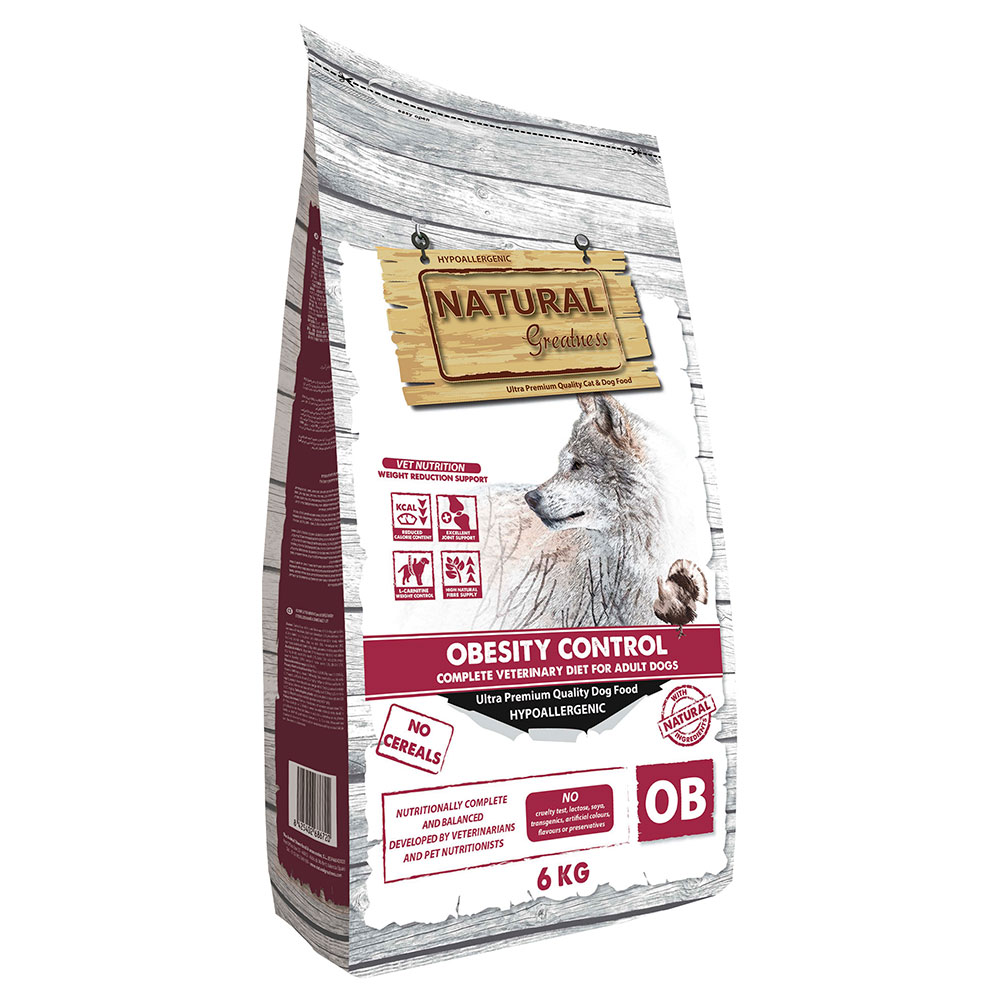 Natural Greatness 6kg  Diet Vet Obesity Hondenvoer droog