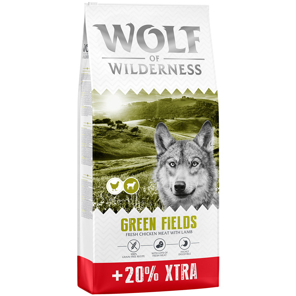 Wolf of Wilderness 14,4kg Adult Green Fields Lam 