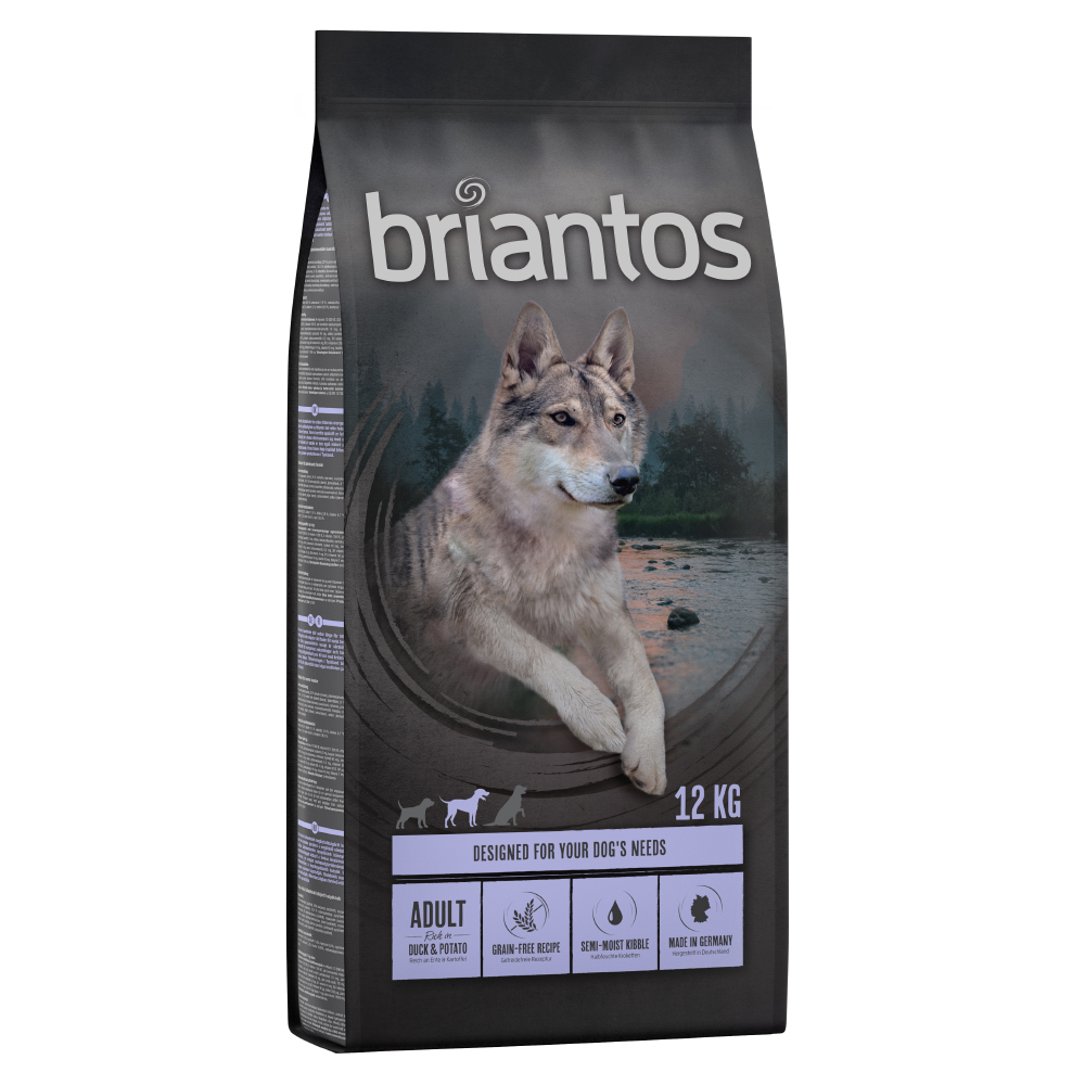 Briantos 2 x 12 kg  Graanvrij hondenvoer Adult Eend & Aardappel