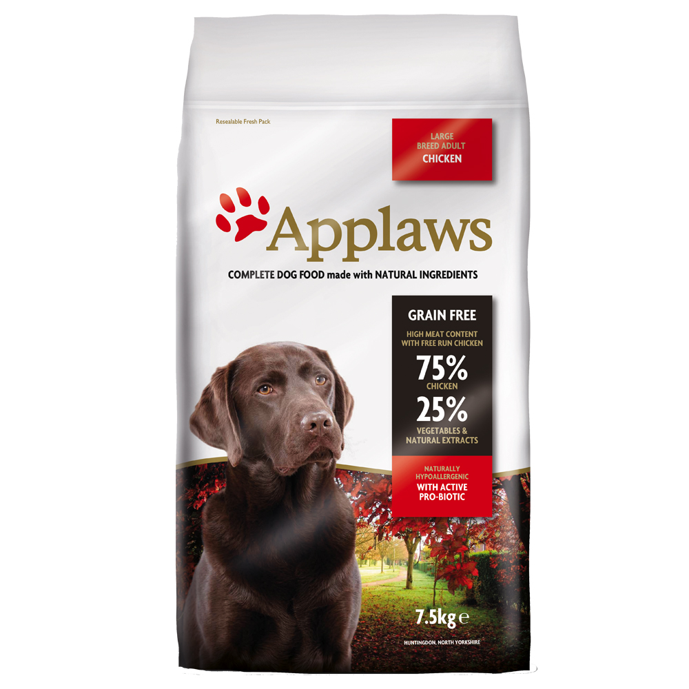 Applaws 7,5kg Adult Large Breed Kip  Hondenvoer