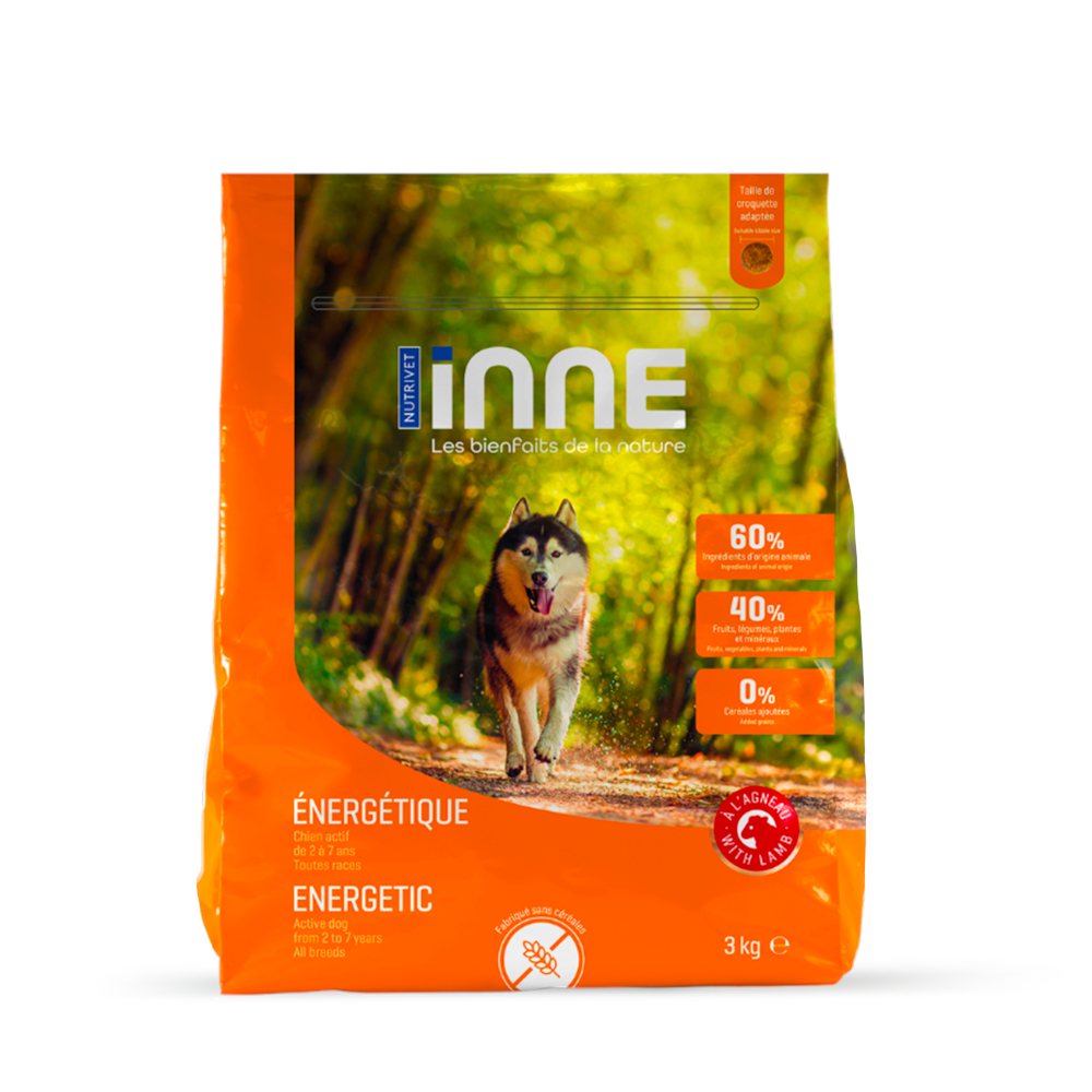 Nutrivet 3kg  Inne Energetic Dog droog hondenvoer