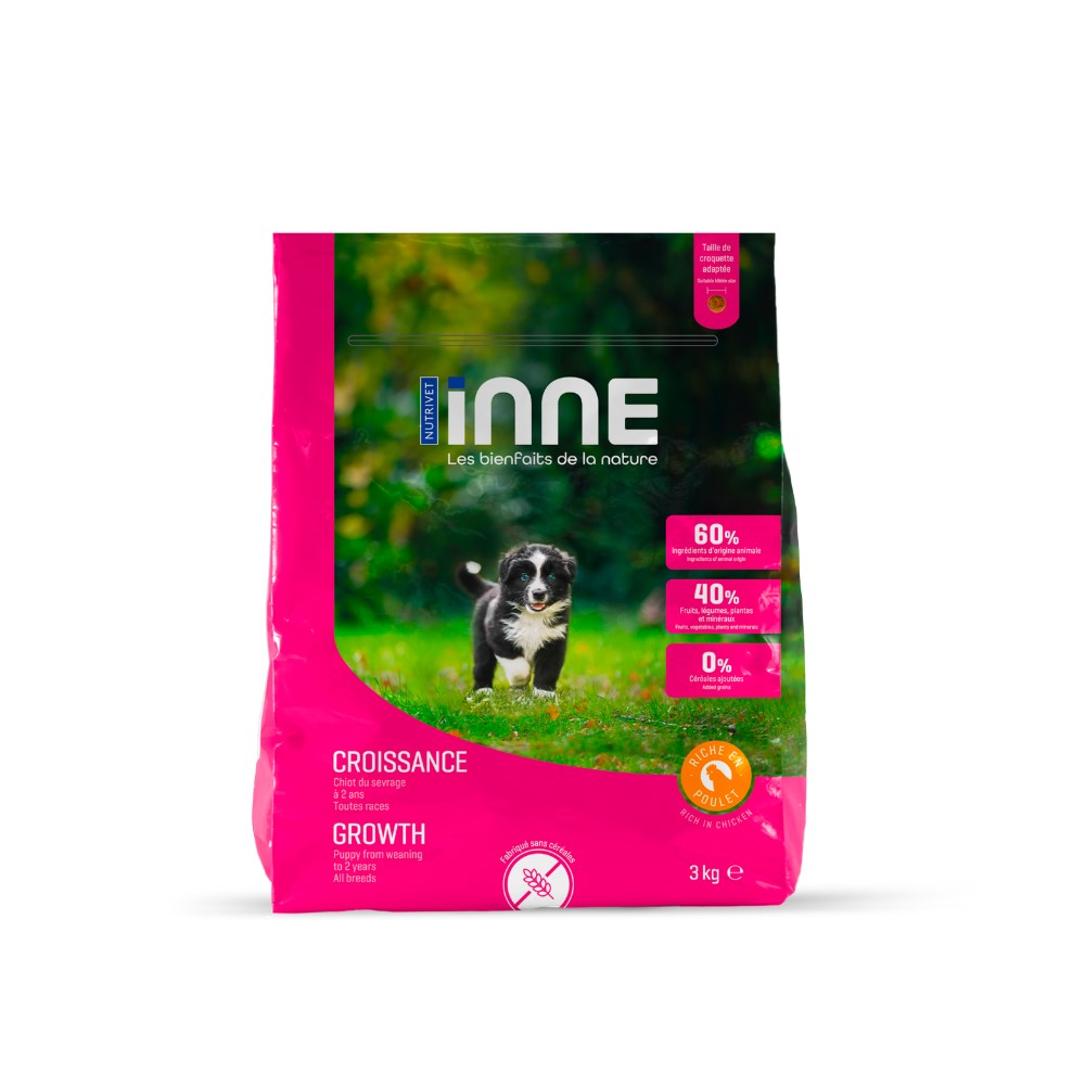 Nutrivet 3kg  Inne Dog Growth droog hondenvoer