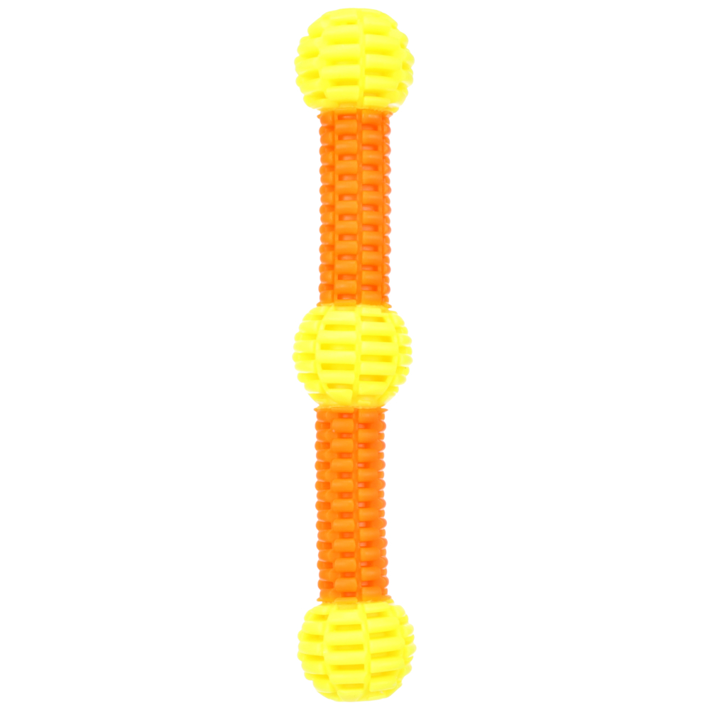Flamingo hondenspeeltje Lipa stok met ballen Ø4,9x28cm
