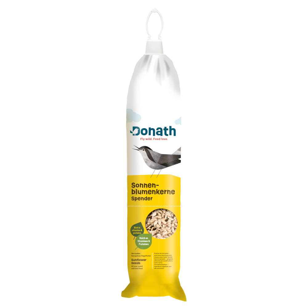 Donath 500g  energy dispenser gepelde zonnebloempitten vogelvoer