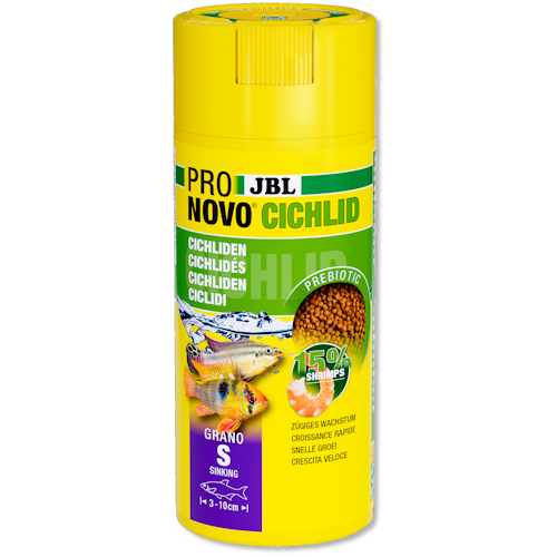 JBL ProNovo Cichlid Grano S 250ML