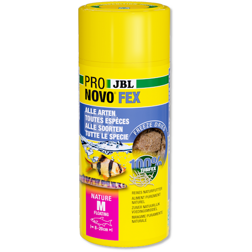 JBL ProNovo Fex - Gevriesdroogde tubifex 250ML