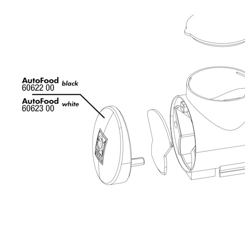 JBL AutoFood Eindkap Wit