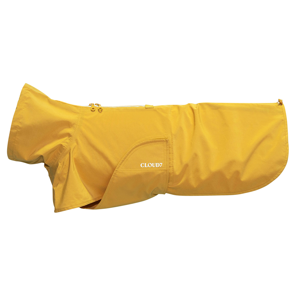 Cloud7 Honden-regenjas Helgoland, yellow