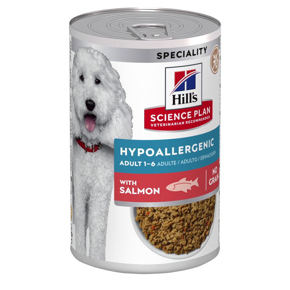 Hill's Science Plan 24x 363g  Adult Hypo met Zalm nat hondenvoer