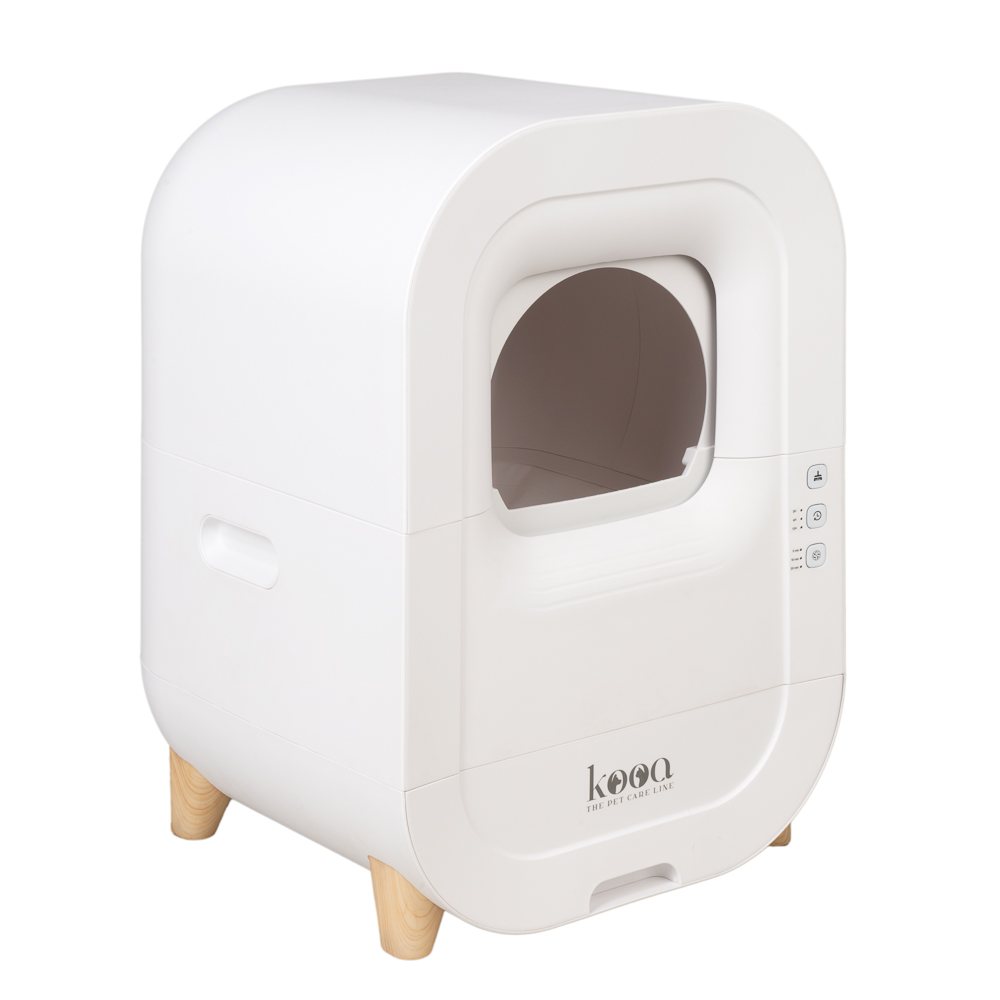 Kooa automatische kattenbak wit
