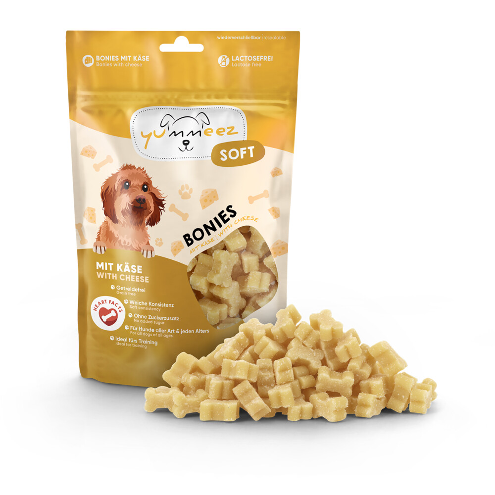 Yummeez Soft Bonies Hondensnack Kaas 165 gr