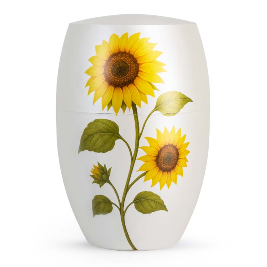 Urnwebshop Biologisch Afbreekbare Infinity Dierenurn Zonnebloemen (4 liter)
