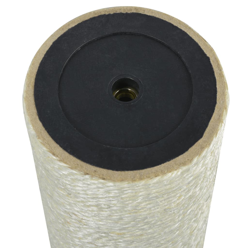 vidaXL Kattenkrabpaal 8x35 cm 8 mm beige