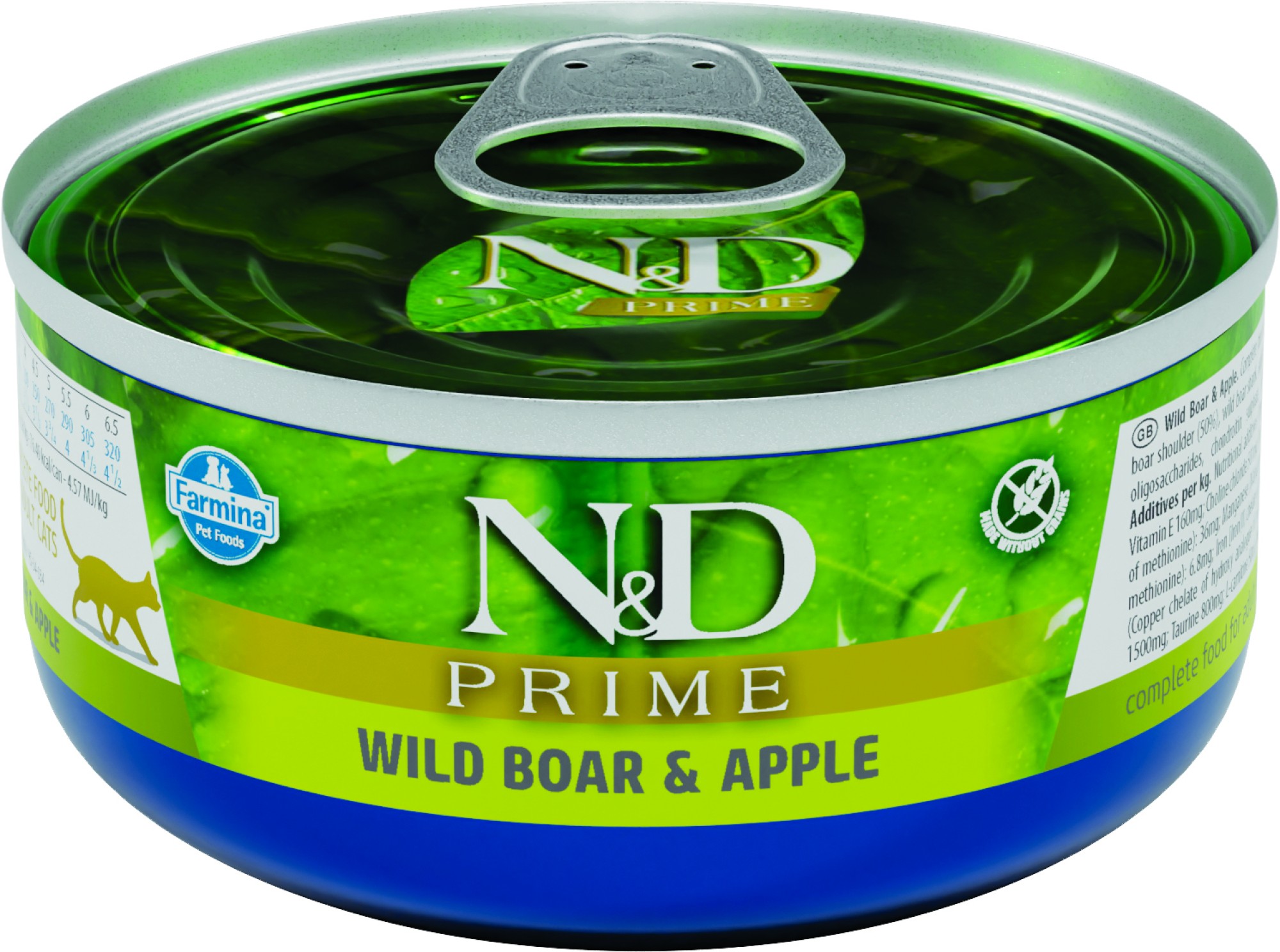 N&D Prime natvoeding voor de kat Wild Zwijn 70 gr. - per 24 stuks