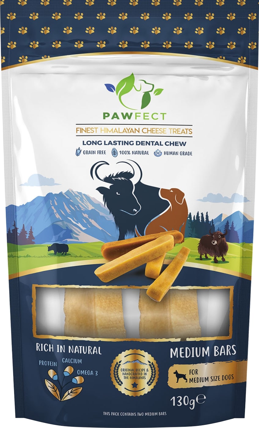 Pawfect Chew Medium Bars 130 gr.