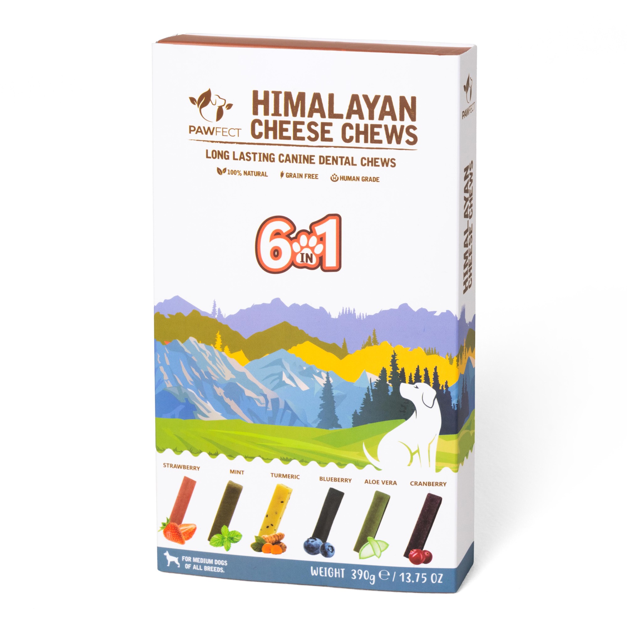 Pawfect Chew 6 in 1 Medium 6 x 65 gr.