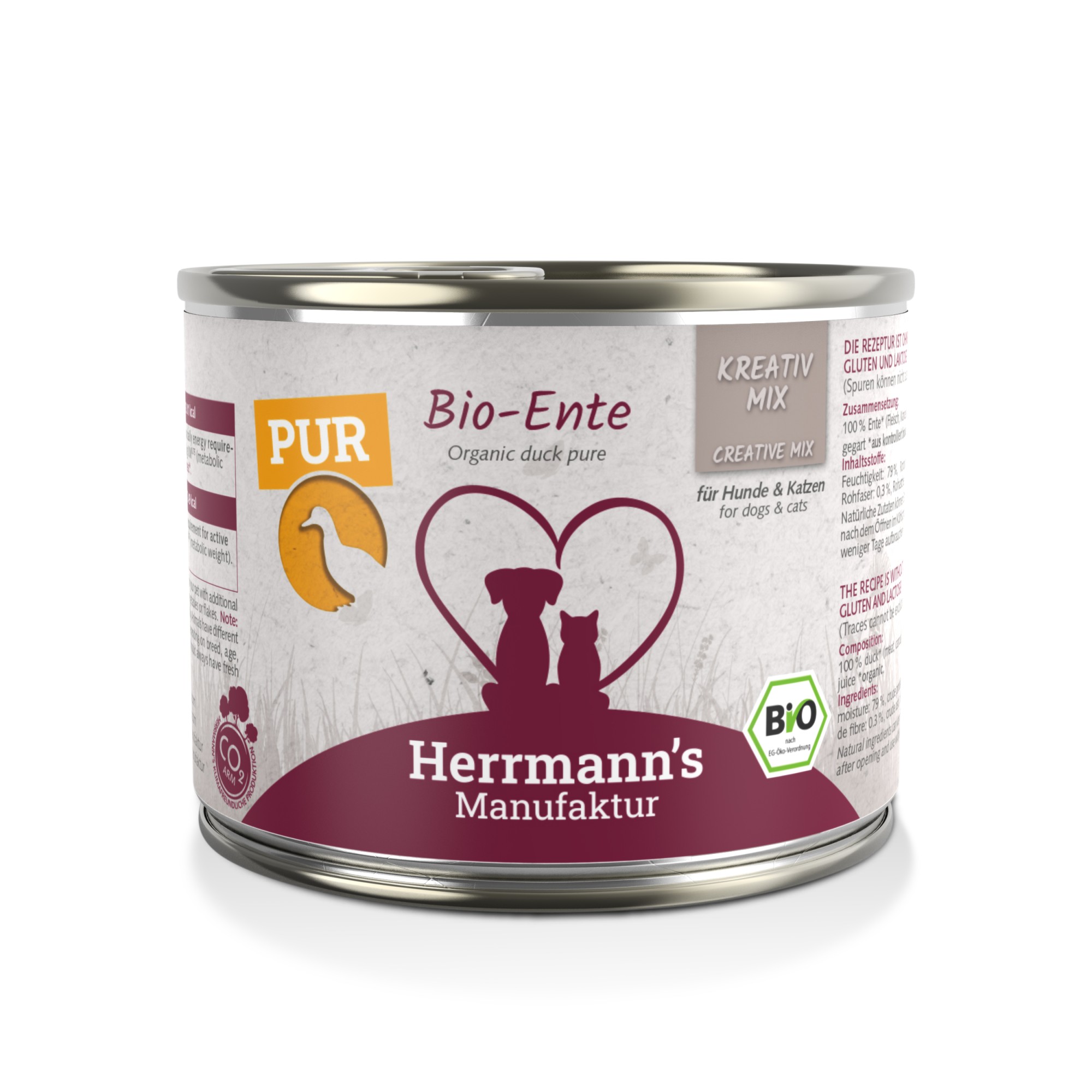 Herrmann's Bio Puur Eend 200 gr.