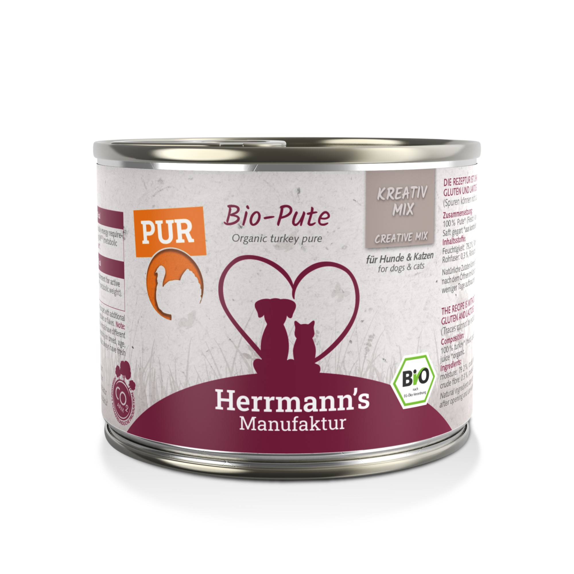 Herrmann's Bio Puur Kalkoen 200 gr.
