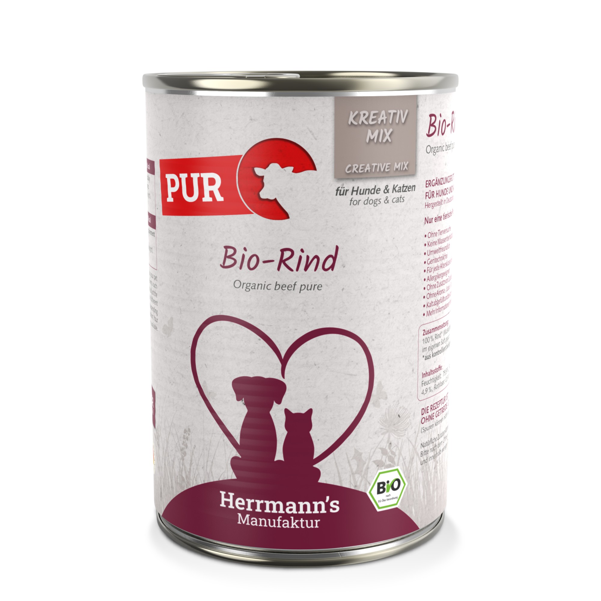 Herrmann's Bio Puur Rund 400 gr.