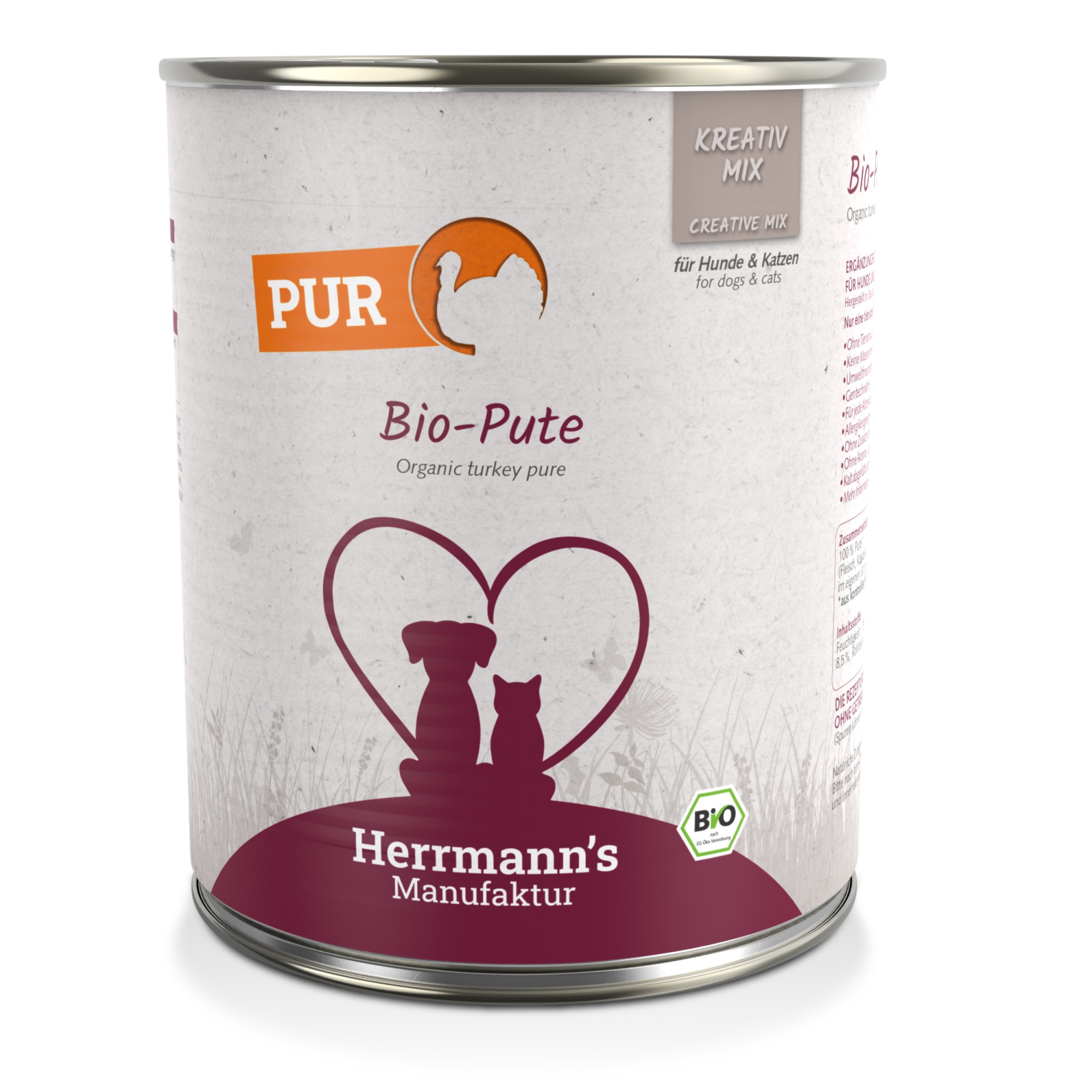 Herrmann's Bio Puur Kalkoen 800 gr.