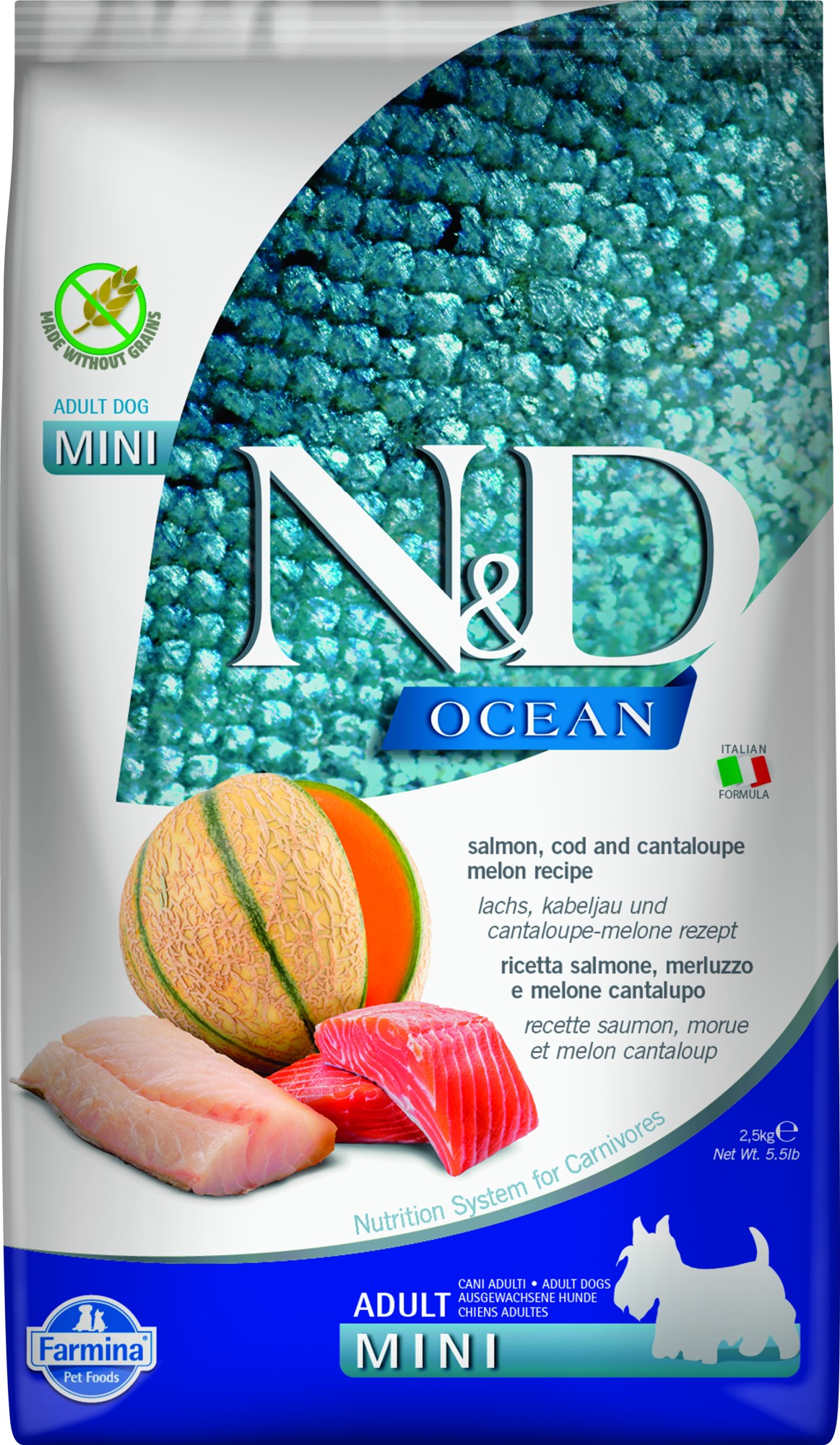 N&D Ocean hondenvoeding Zalm small breed 2,5 kg