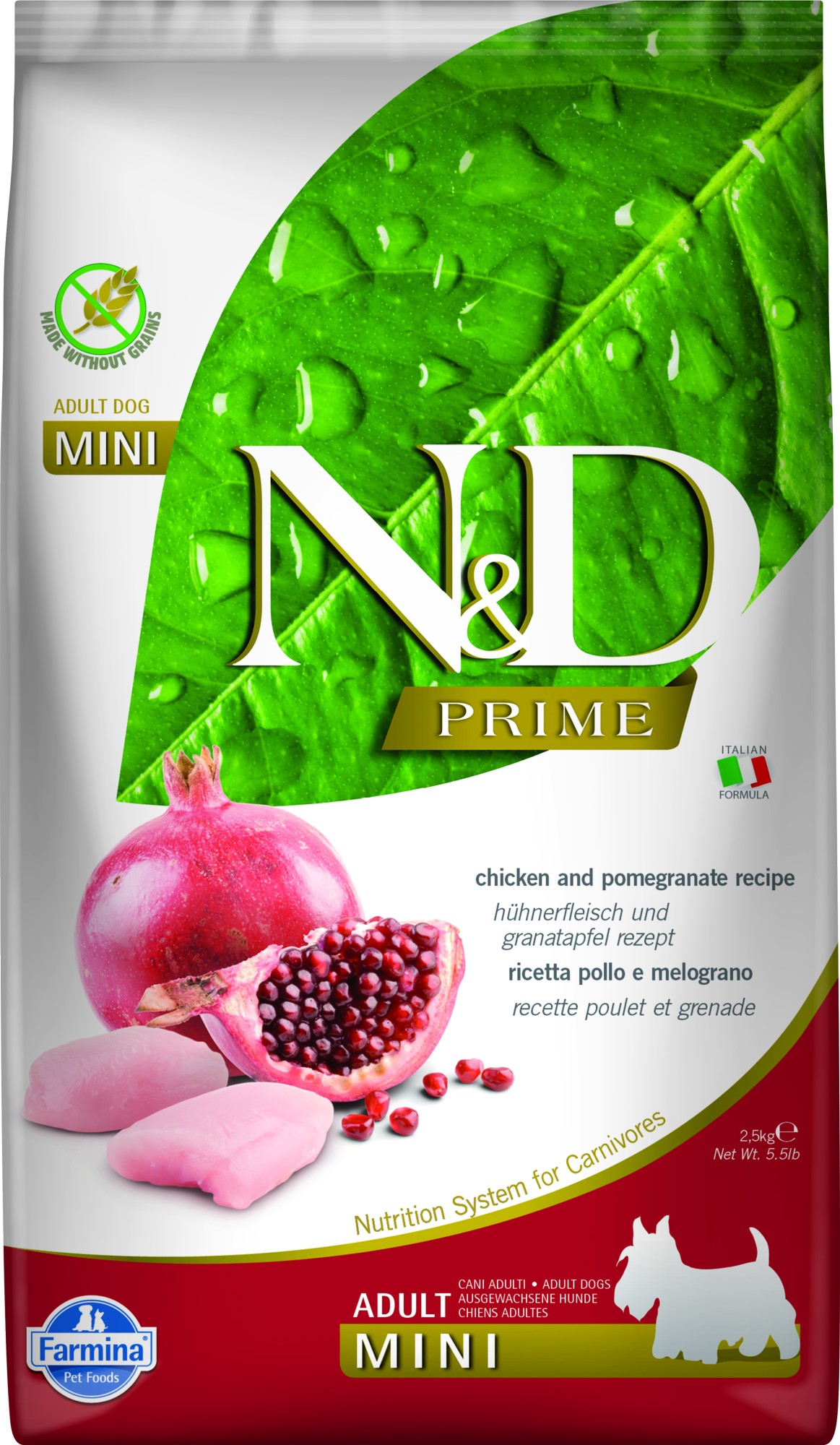 N&D Prime hondenvoeding Kip small breed 2,5 kg