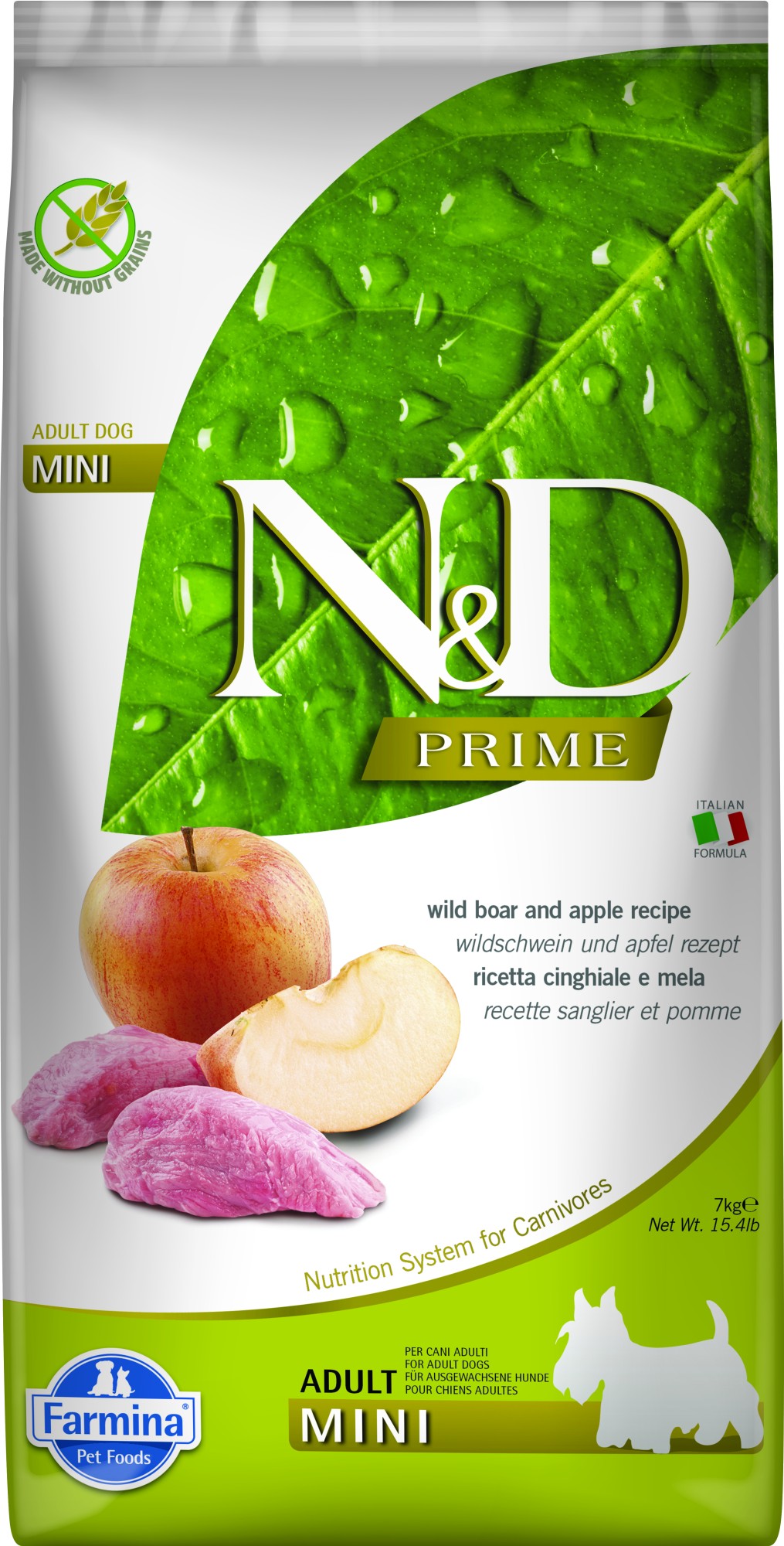 N&D Prime hondenvoeding Wild Zwijn small breed 2,5 kg
