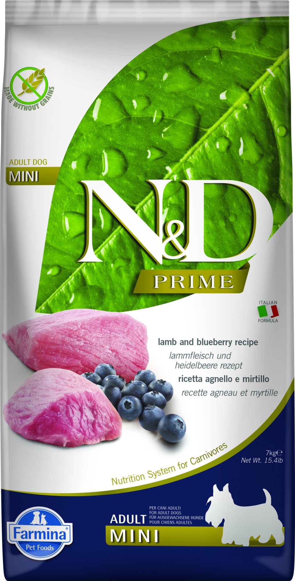 N&D Prime hondenvoeding Lam small breed 7 kg