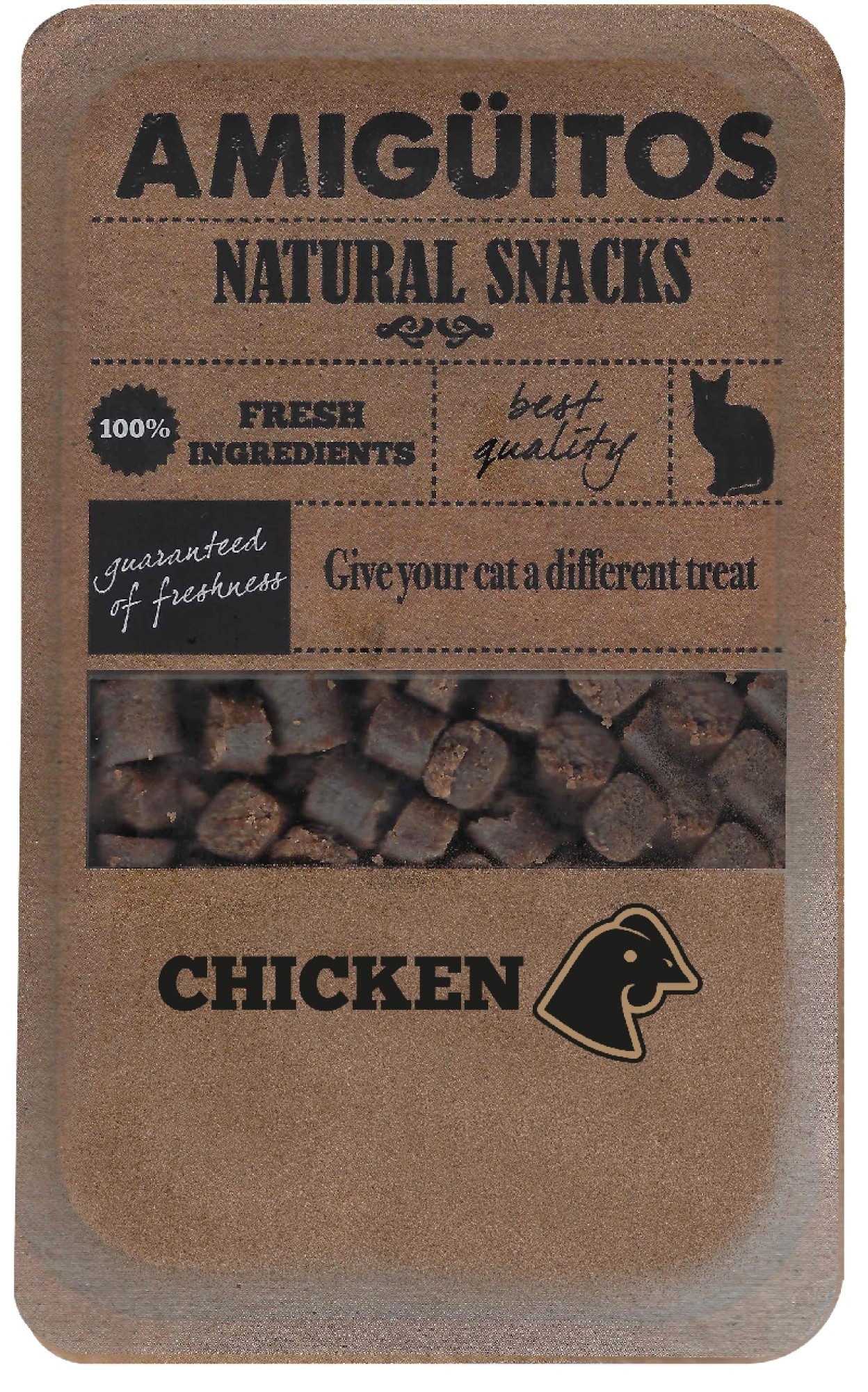 Amigüitos Kattensnack Kip 100 gr.
