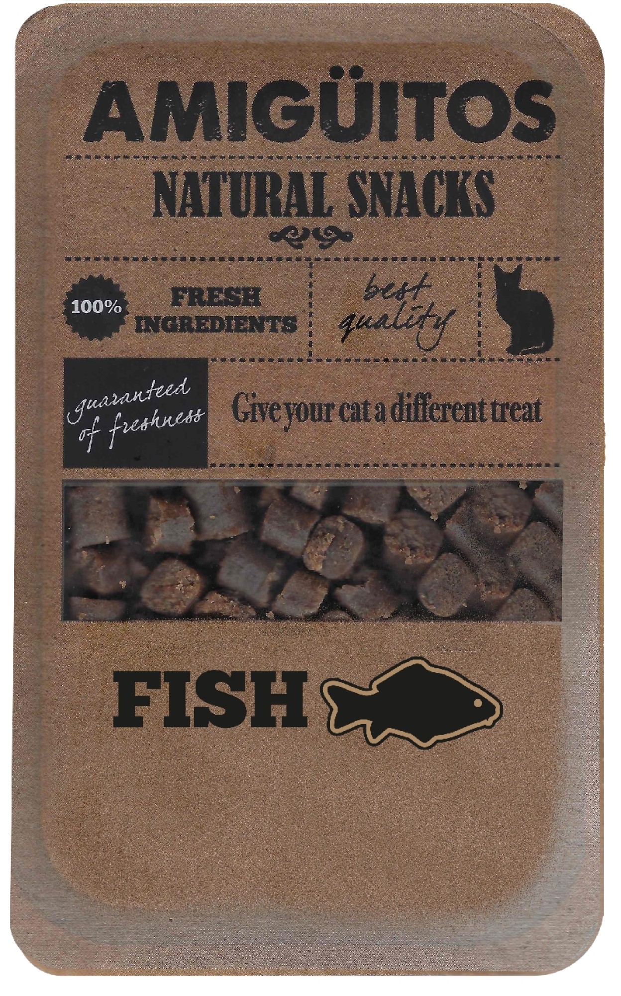Amigüitos Kattensnack Vis 100 gr.