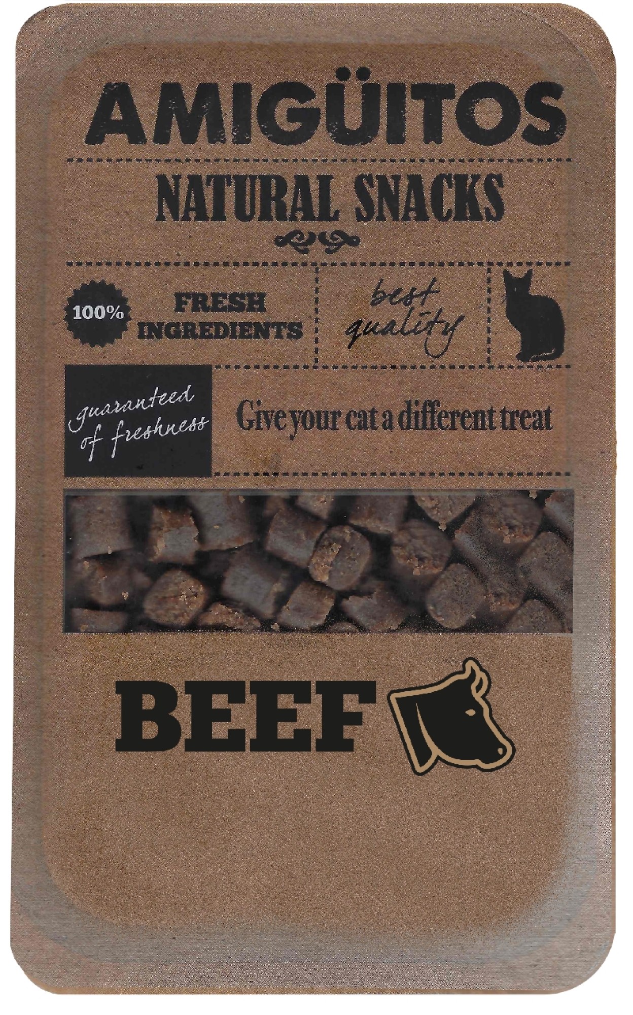 Amigüitos Kattensnack Rund 100 gr.