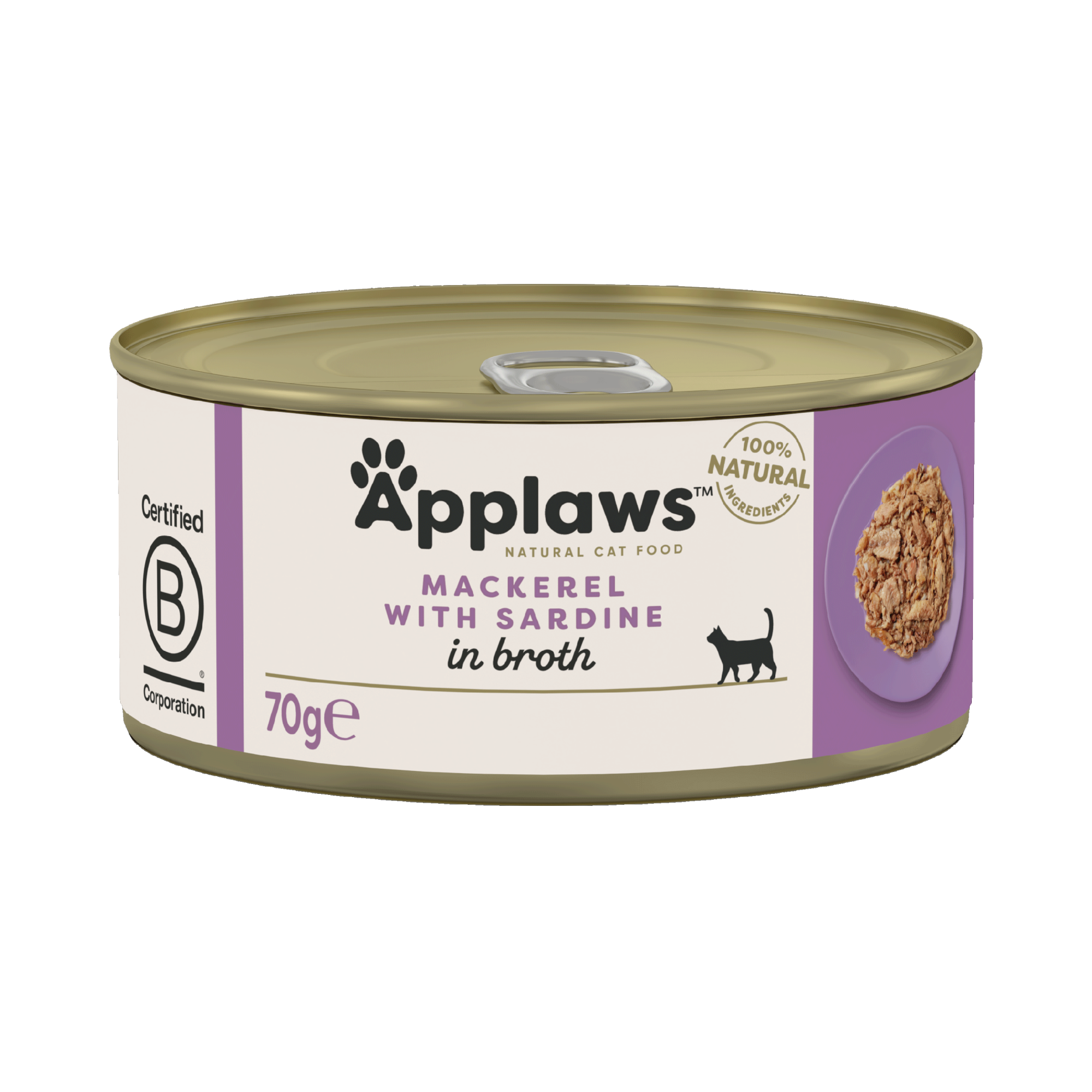 Applaws natvoeding Makreel en Sardine 70 gr.