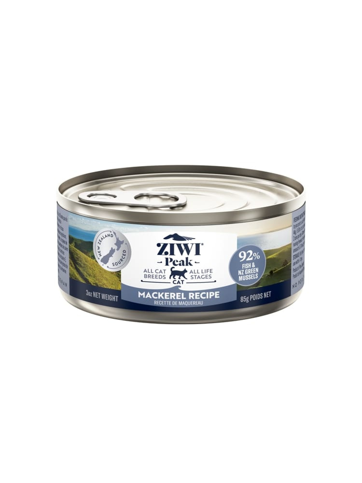 Ziwi Peak natvoeding voor de kat Makreel 85 gr.