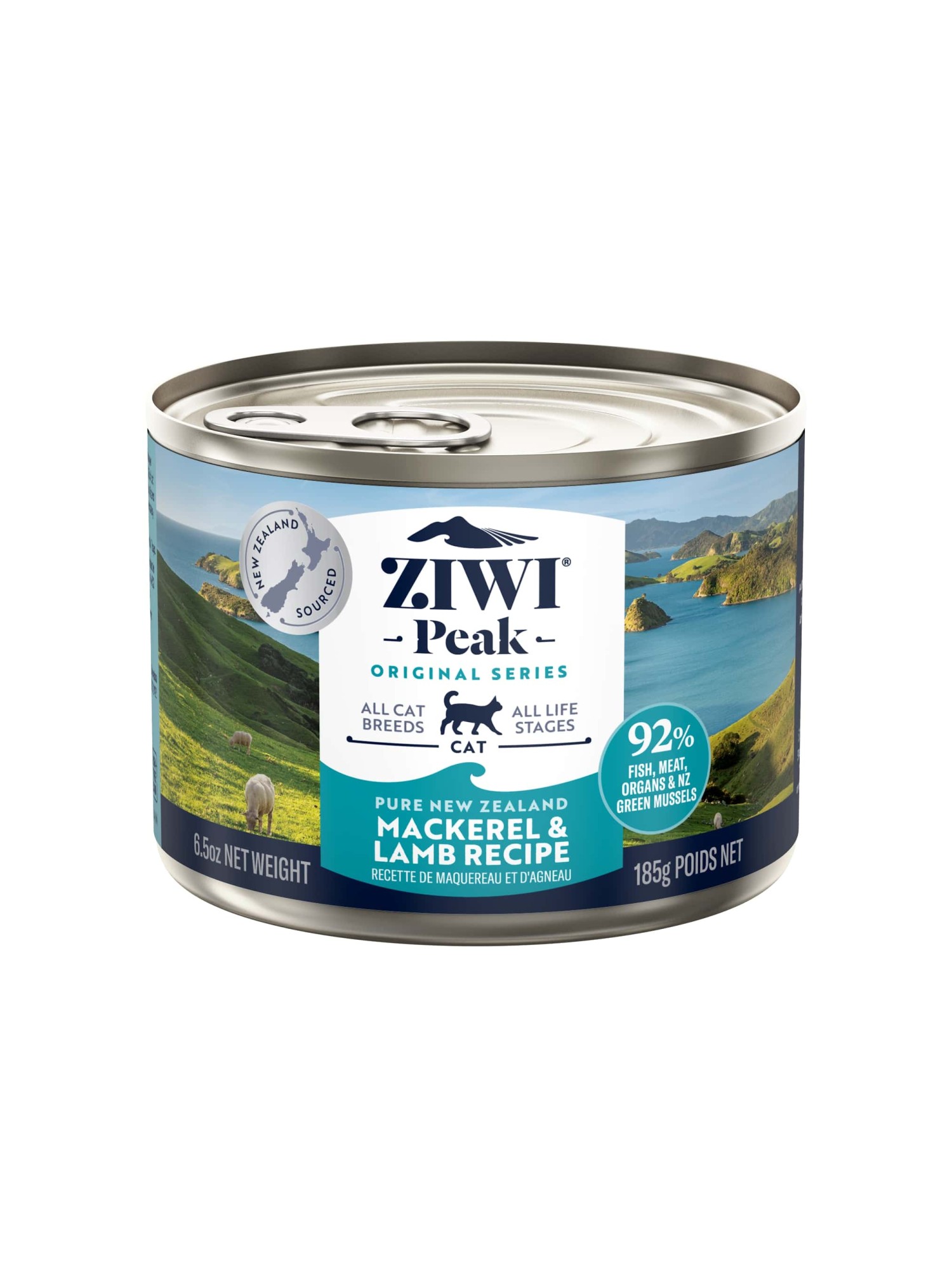 Ziwi Peak natvoeding voor de kat Makreel&Lam 185 gr.