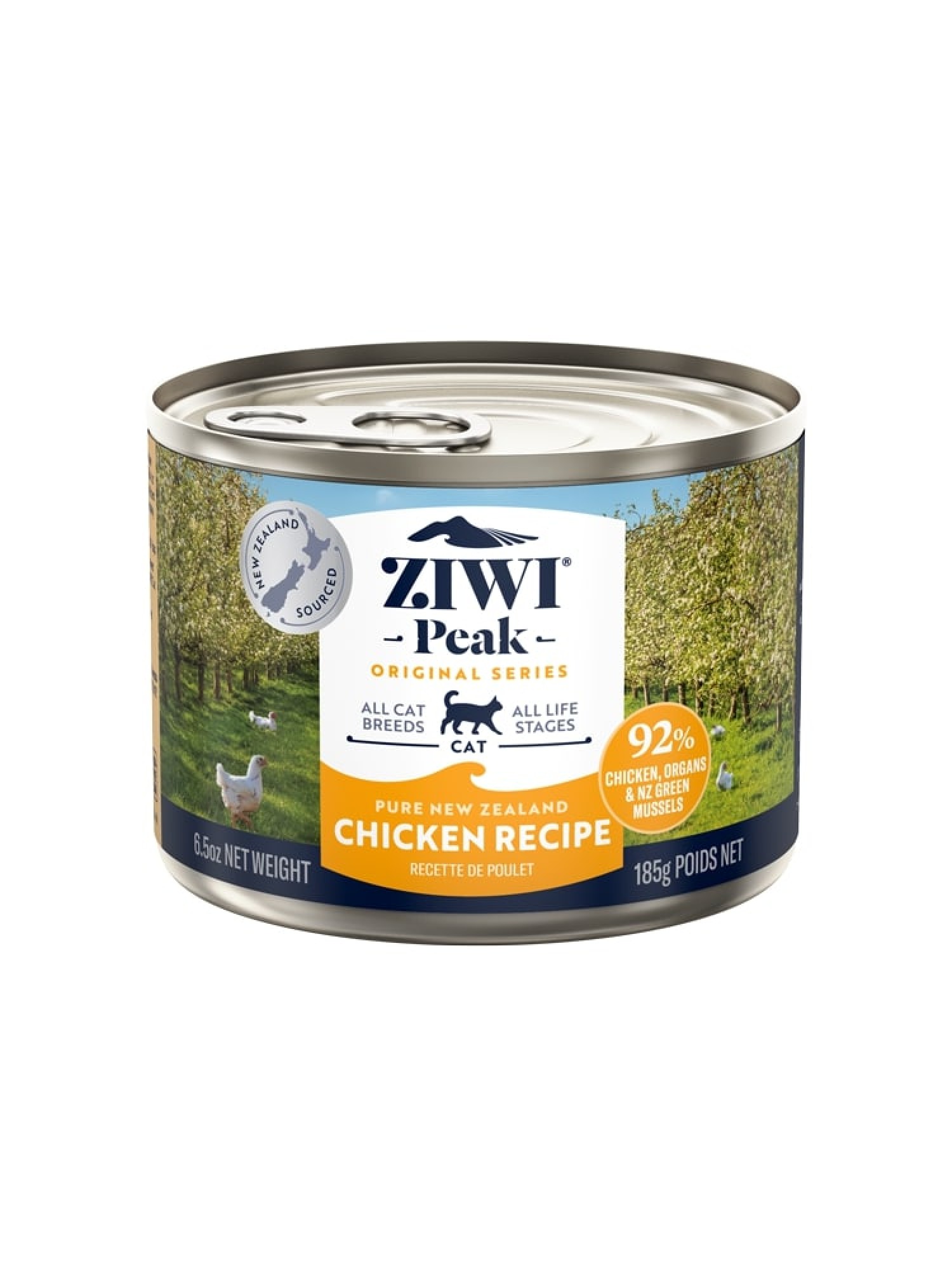 Ziwi Peak natvoeding voor de kat Kip 185 gr.