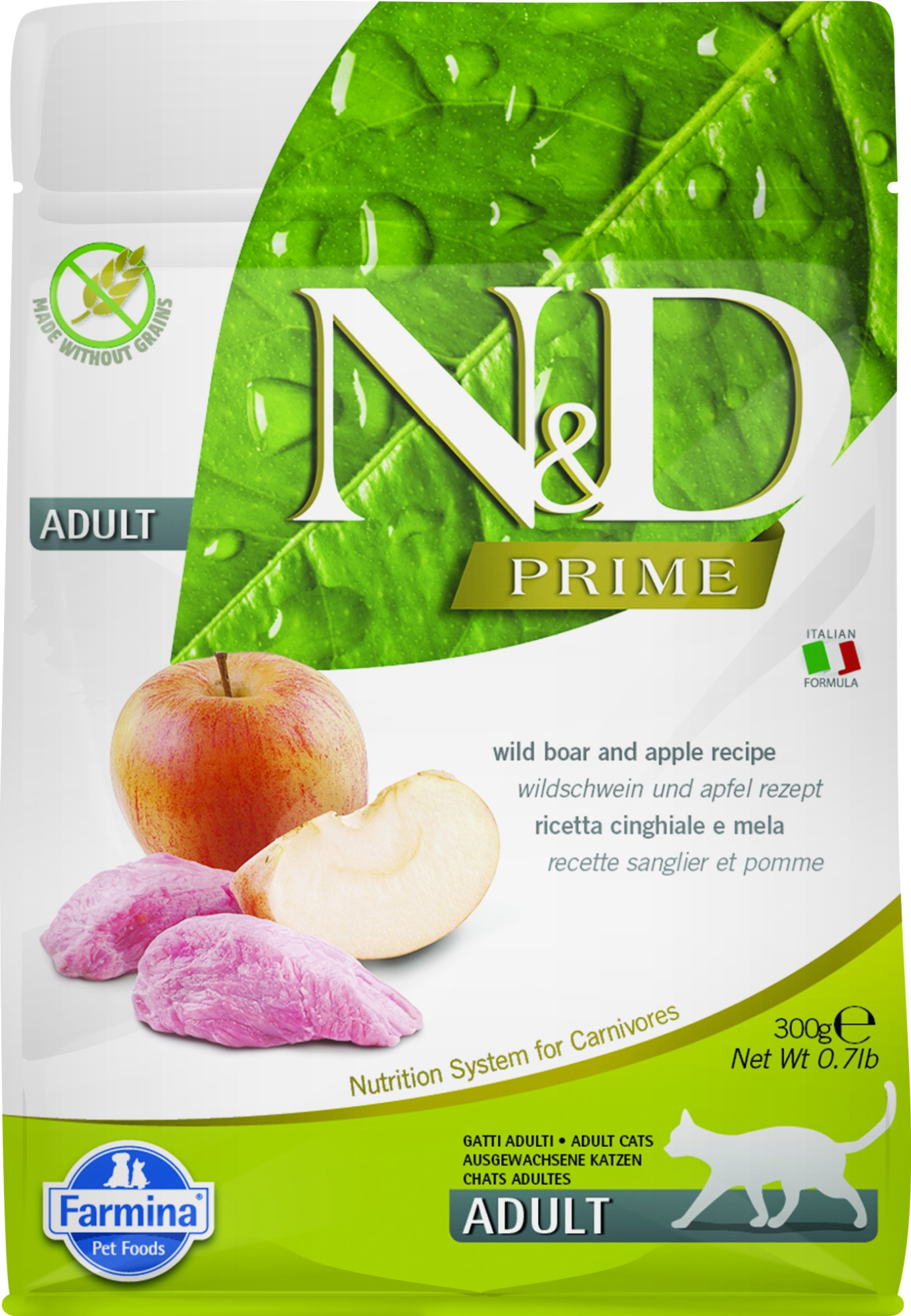 N&D Prime kattenvoeding Wild Zwijn 300 gr.
