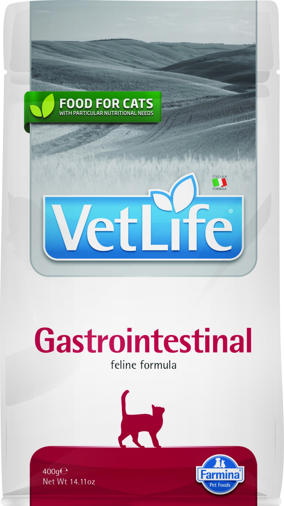 VET LIFE kattenvoeding Gastrointestinal 400 gr.