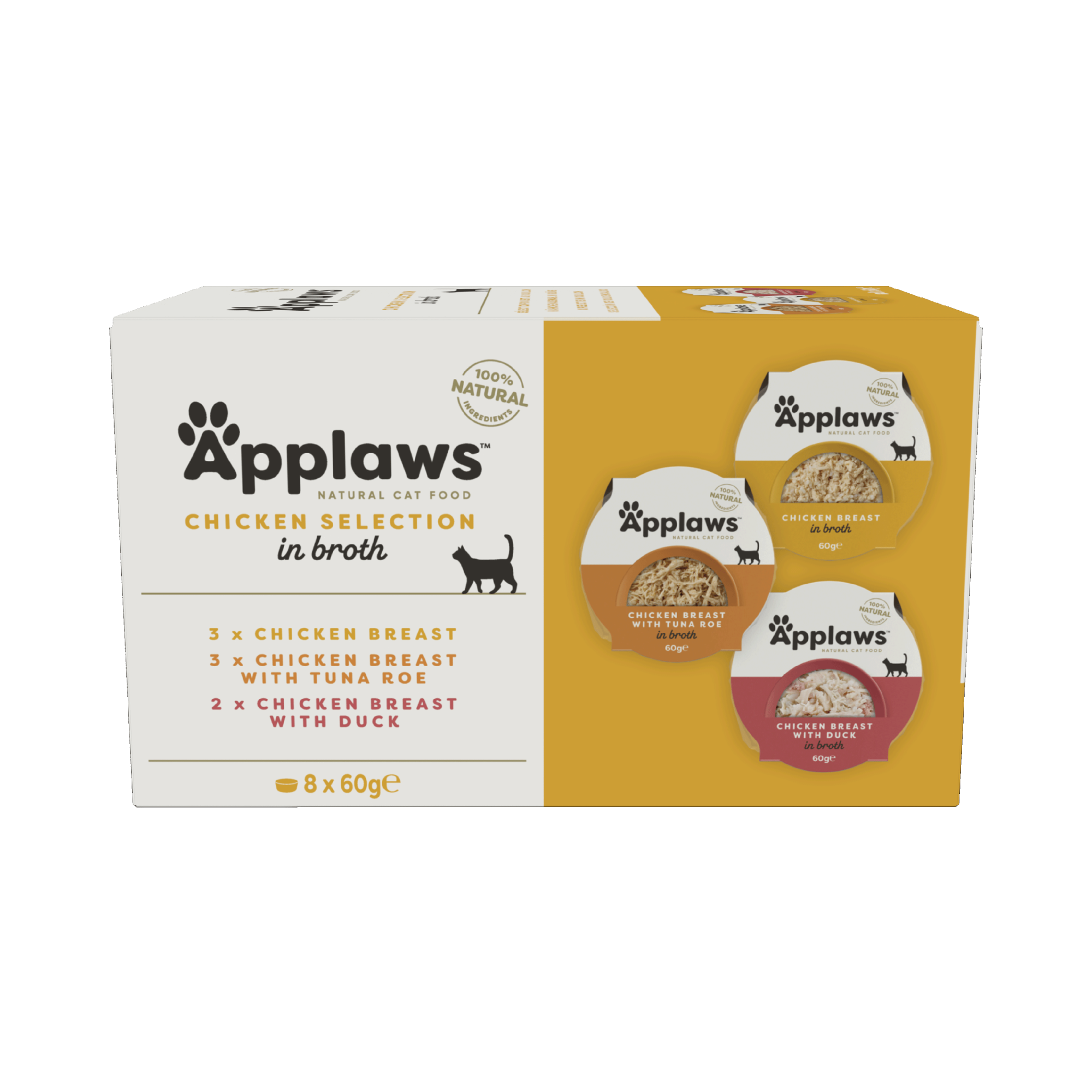 Applaws Pots multipack Kip variatie 8 x 60 gr.